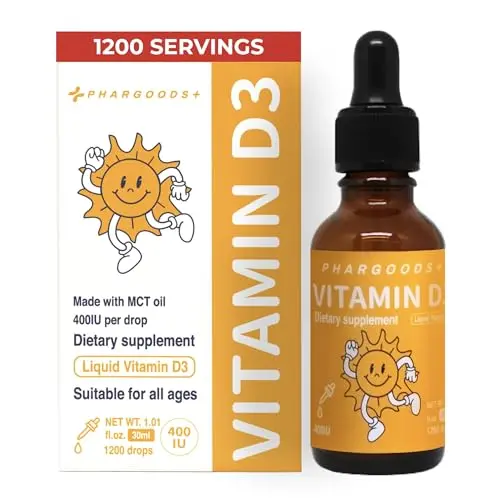 PHARGOODS+ vitamin D3 drops developed by pharmacists for babies