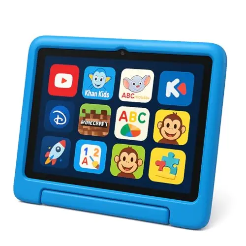 NOBKLEN kids learning tablet with kid-proof case and HD display