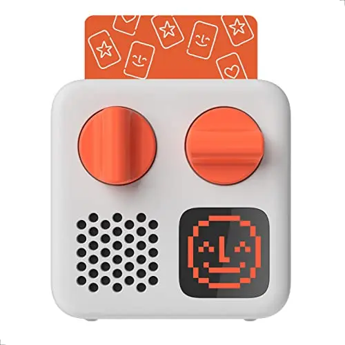 Yoto Mini kids audio player with card slot and pixel display
