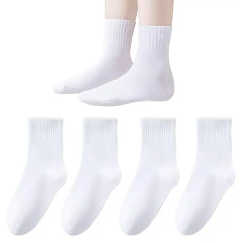 Marchare kids seamless athletic socks with retro stripes