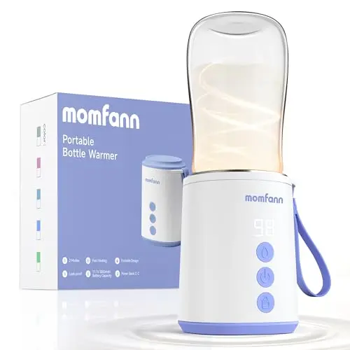 Momfann portable bottle warmer with multiple adapter options
