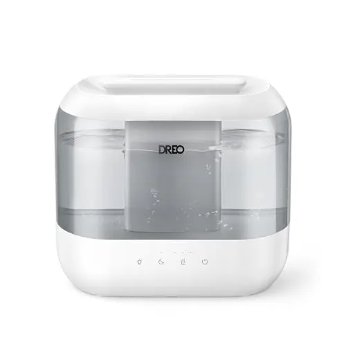 Dreo top-fill cool mist humidifier in gray