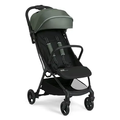 Jeep Altitude compact travel stroller in olive green