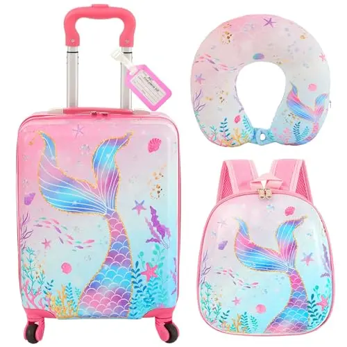 Sanwuta kids luggage set with backpack and suitcase