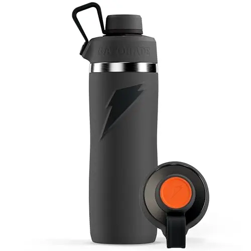 Gatorade 22oz stainless steel water bottle with twist cap