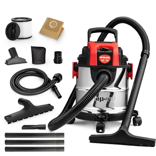 Shop-Vac 3 gallon wet dry vacuum with wheels for garage and car