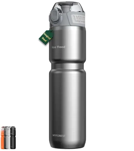 MYFOREST stainless steel insulated bike water bottle