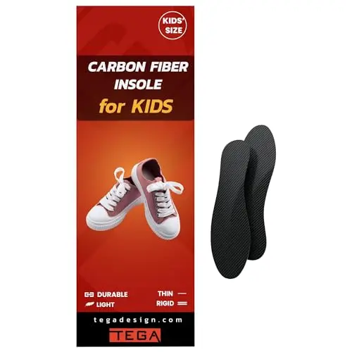 TEGA carbon fiber insoles for idiopathic toe walking correction