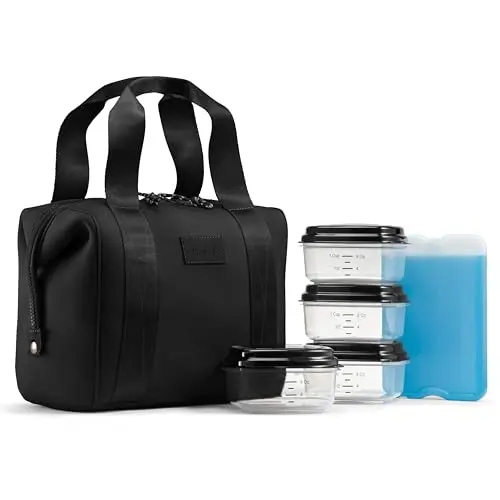 Fit & Fresh neoprene lunch bag with containers included