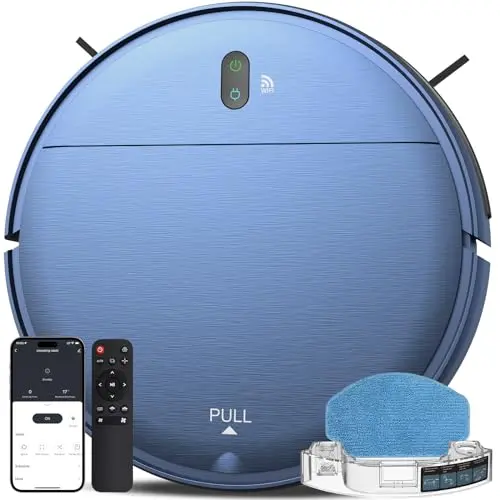 ZCWA robot vacuum and mop combo cleaning edges