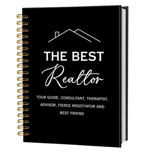 FLVGE real estate agent gifts journal notebook with spiral binding
