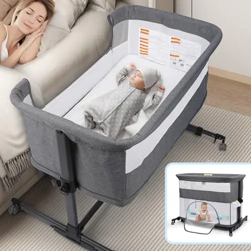 Xilingol baby bassinet with multifunctional design and carrying bag