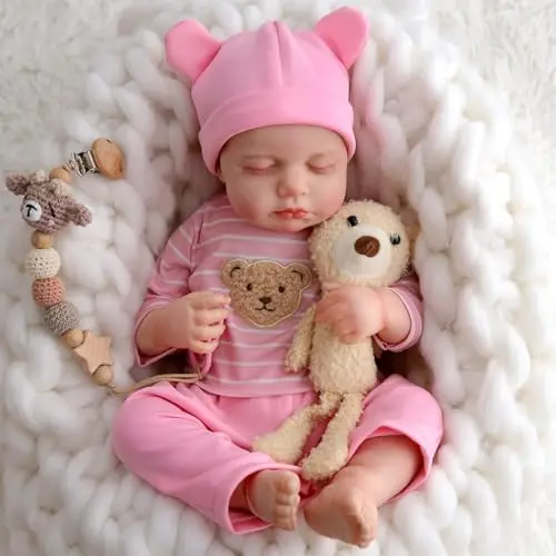 SPICIMOMO 18-inch sleeping reborn baby doll
