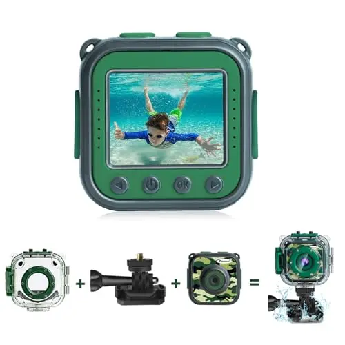 PROGRACE kids waterproof action camera