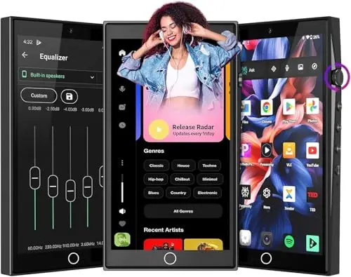 YEOODOP MP3 player with Android 13 and camera for kids