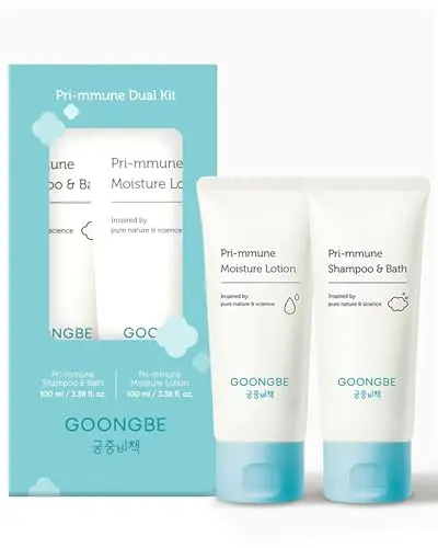 GOONGBE Baby Skincare Duo Set with shampoo and lotion