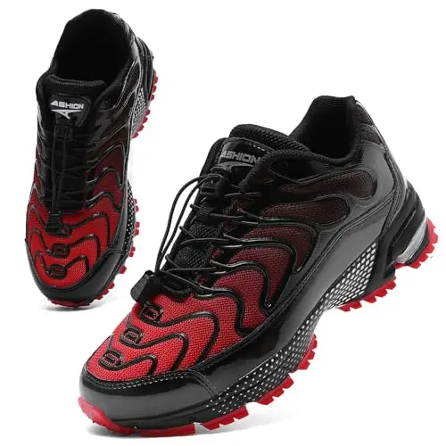 WETIKE boys running shoes in Classic Red