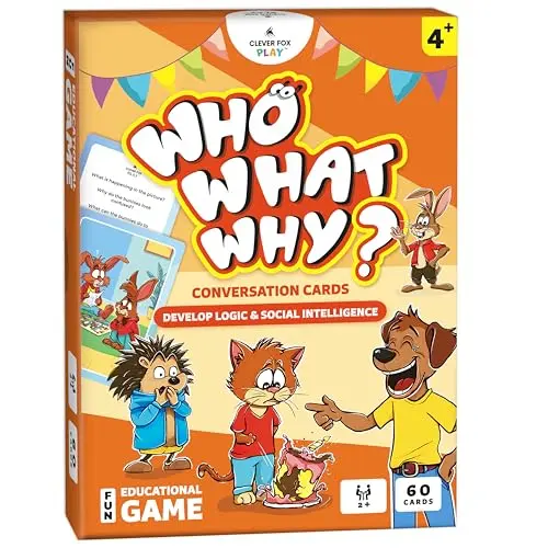 Who What Why conversation cards for social skills