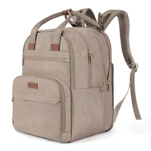 mommore streamlined expandable diaper backpack with wet/dry pocket