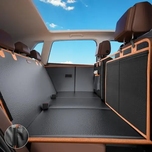 FURTIME dog car seat cover with increased backseat space