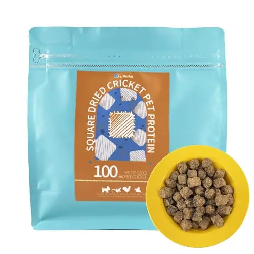 chezpiupiu freeze-dried cricket and lizard food squares