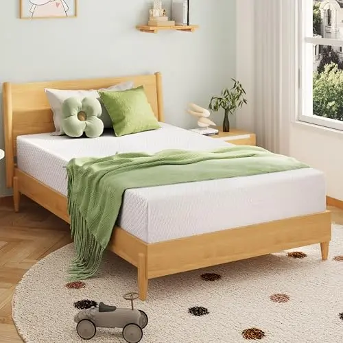 EGOHOME twin mattress with green tea gel cooling technology