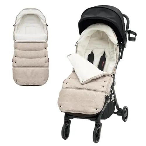 Momcozy universal footmuff with adjustable buckles and extendable design
