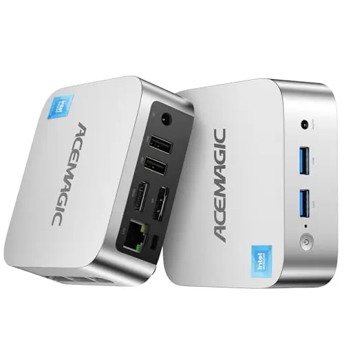 ACEMAGIC Vista Mini PC in silver metal body