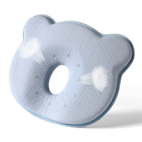 FOBSERD portable memory foam baby travel pillow