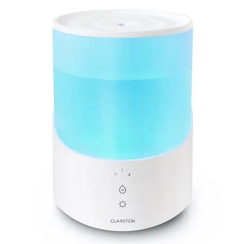 CLARSTON humidifier with essential oil diffuser for sinus relief