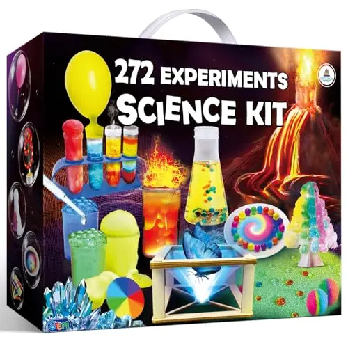 UNGLINGA mega science kit with 272 experiments for kids