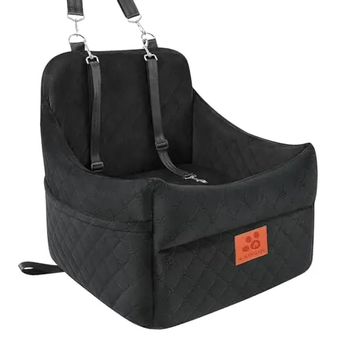 GL GLENSLAVE dog car seat with thick cushion and safety straps