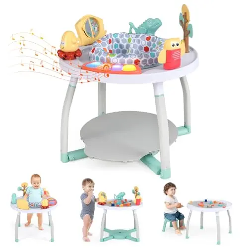 BABY JOY 5-in-1 baby activity center with interactive toys