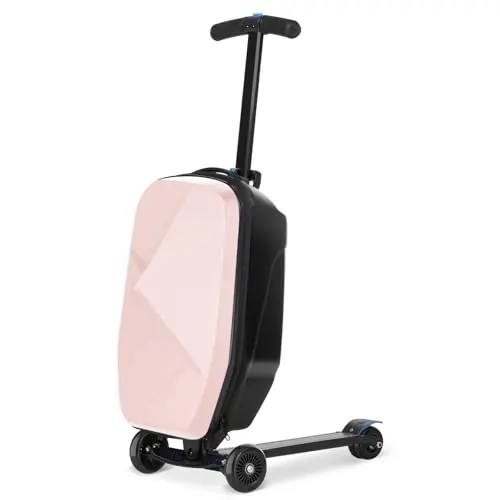 smilesun scooter suitcase with brake pedal and 37L capacity
