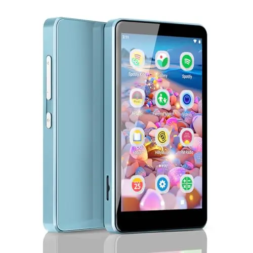 Luoran blue music player with Spotify and parental controls