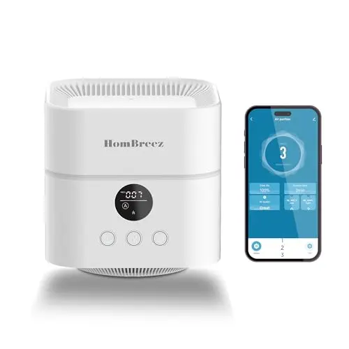 HomBreez air purifier and humidifier combo for baby rooms