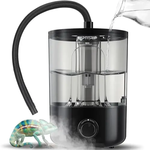 REPTITRIP ultrasonic reptile fogger with large tank