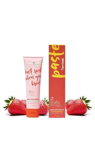 SuperMouth kids toothpaste with fluoride and hydroxyapatite