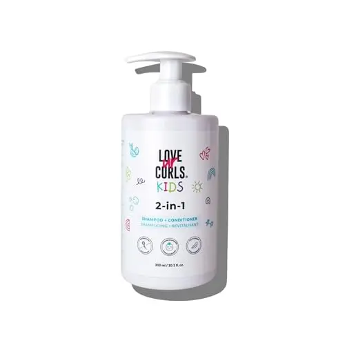 Love Ur Curls kids 2-in-1 shampoo and conditioner fragrance-free for curly hair