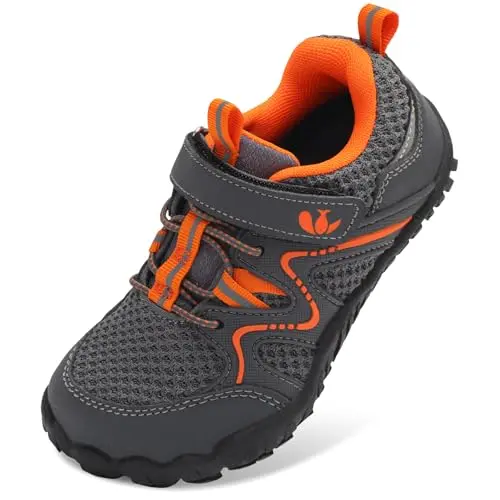 FEETCITY kids hiking shoes with wide toe box