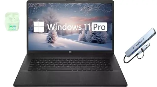 HP 17.3 inch business laptop computer with large display