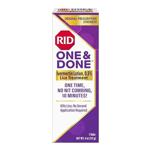 RID One & Done prescription strength lice treatment lotion