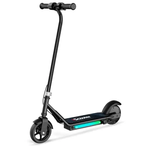 iScooter electric scooter with LED display and magnetic charging