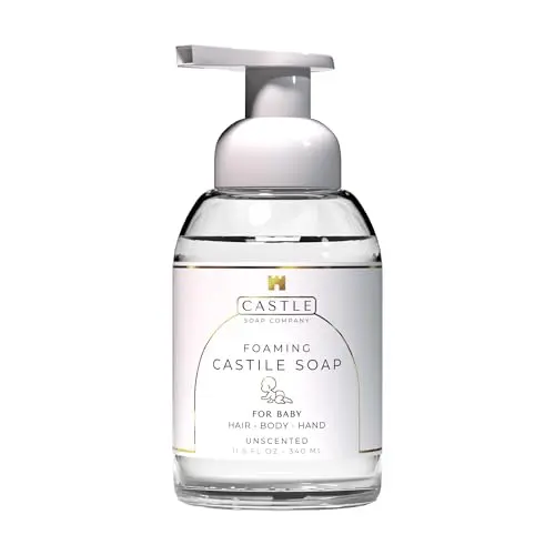 Castle Soap Company foaming baby castile soap for sensitive skin
