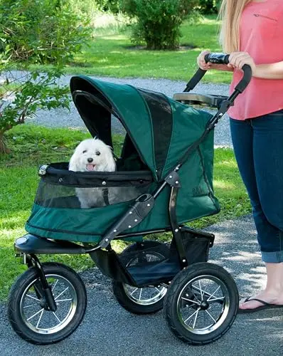 Pet Gear no-zip jogger stroller with airless tires for dogs