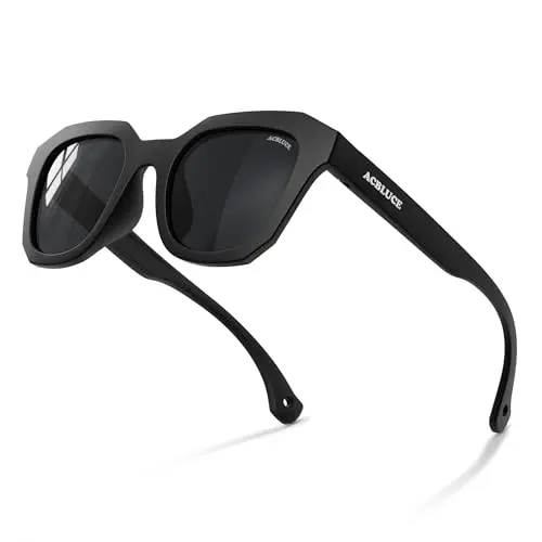ACBLUCE kids polarized sports sunglasses with unbreakable frame