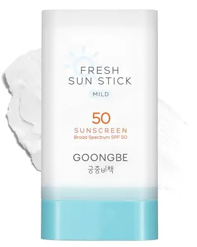 GOONGBE Fresh sun stick balm with matte finish and no white cast