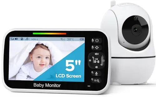 GoodBaby baby monitor with pan-tilt-zoom camera and temperature sensor