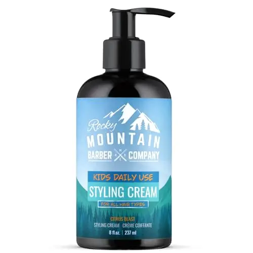 Rocky Mountain Barber Company Kids Styling Cream pump bottle