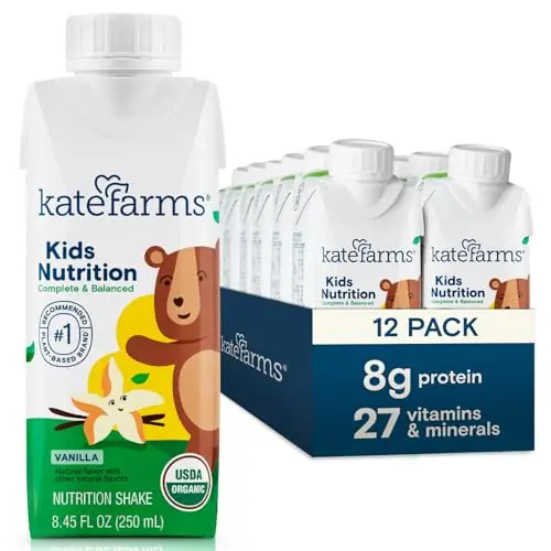 KATE FARMS vanilla plant-based protein shake for kids
